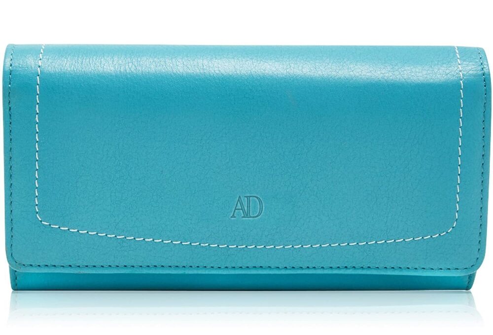 4640 Leather Clutch RFID Wallets - Big Wallet With Checkbook Cover